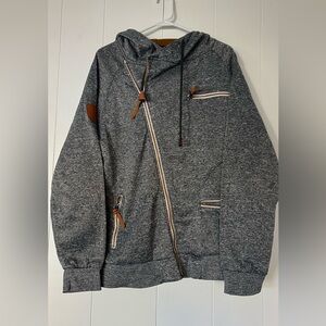 Siimhwrss Women’s Sport Long Sleeve Gray Hoodie Q